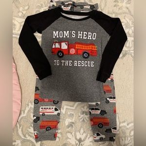 The Children's Place Boys' Baby and Toddler Mom's Hero Snug Fit Cotton Pajamas